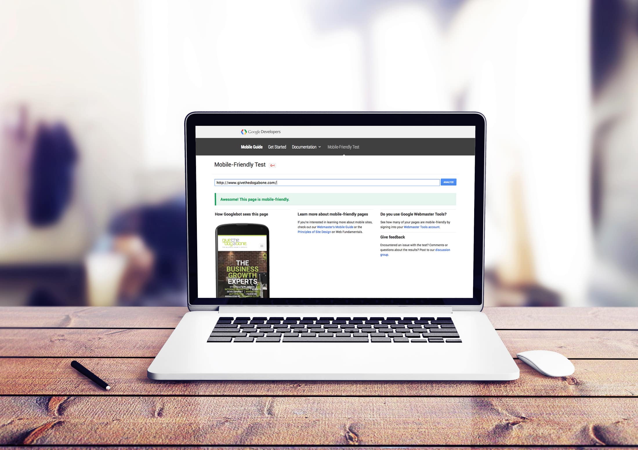 Is your website mobile friendly?