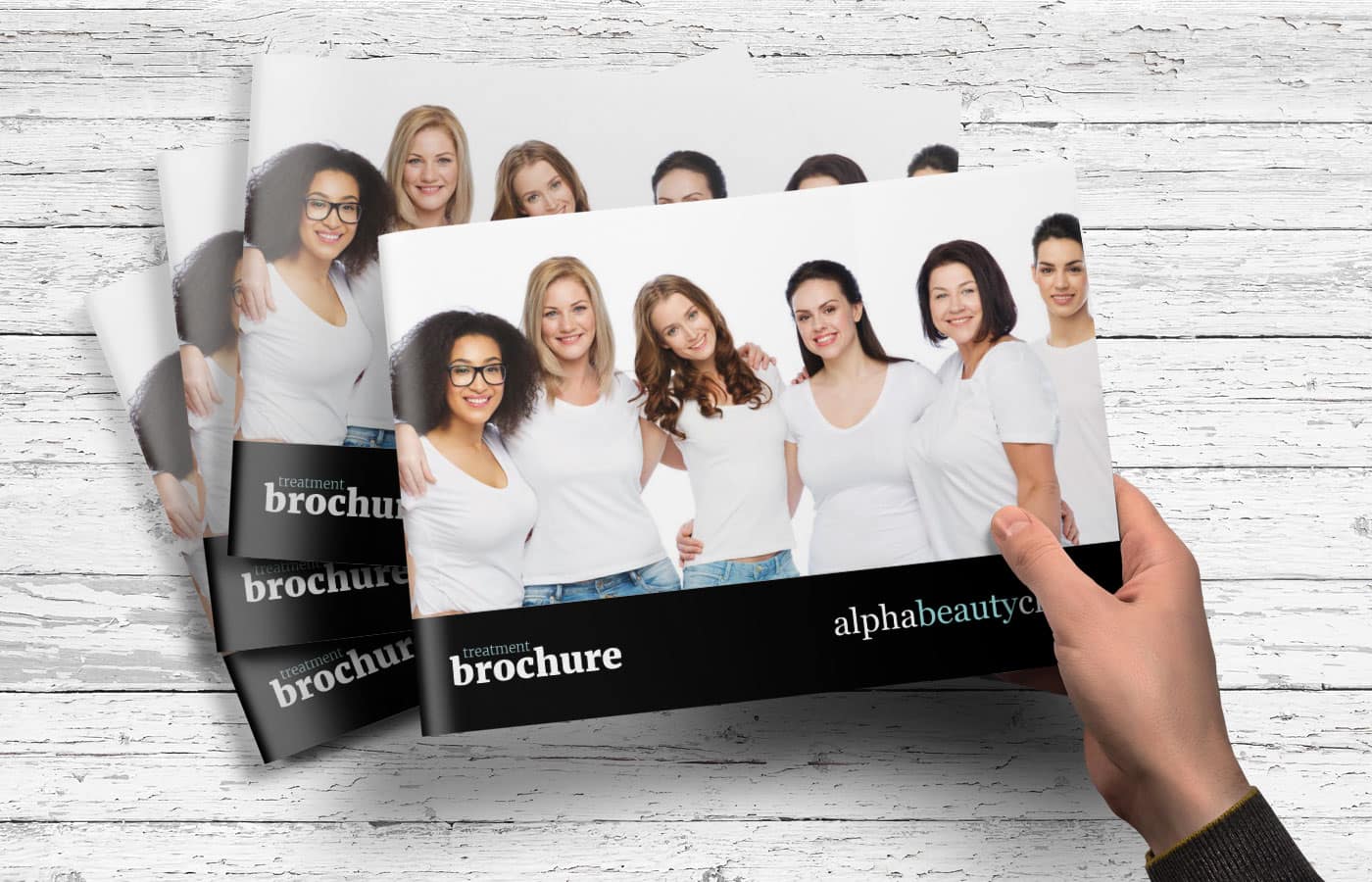 Alpha Beauty Clinic: Brochure Design, Printed Materials