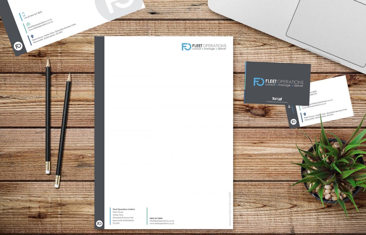 Fleet Operations | Letterheads, Business Cards, Stationary