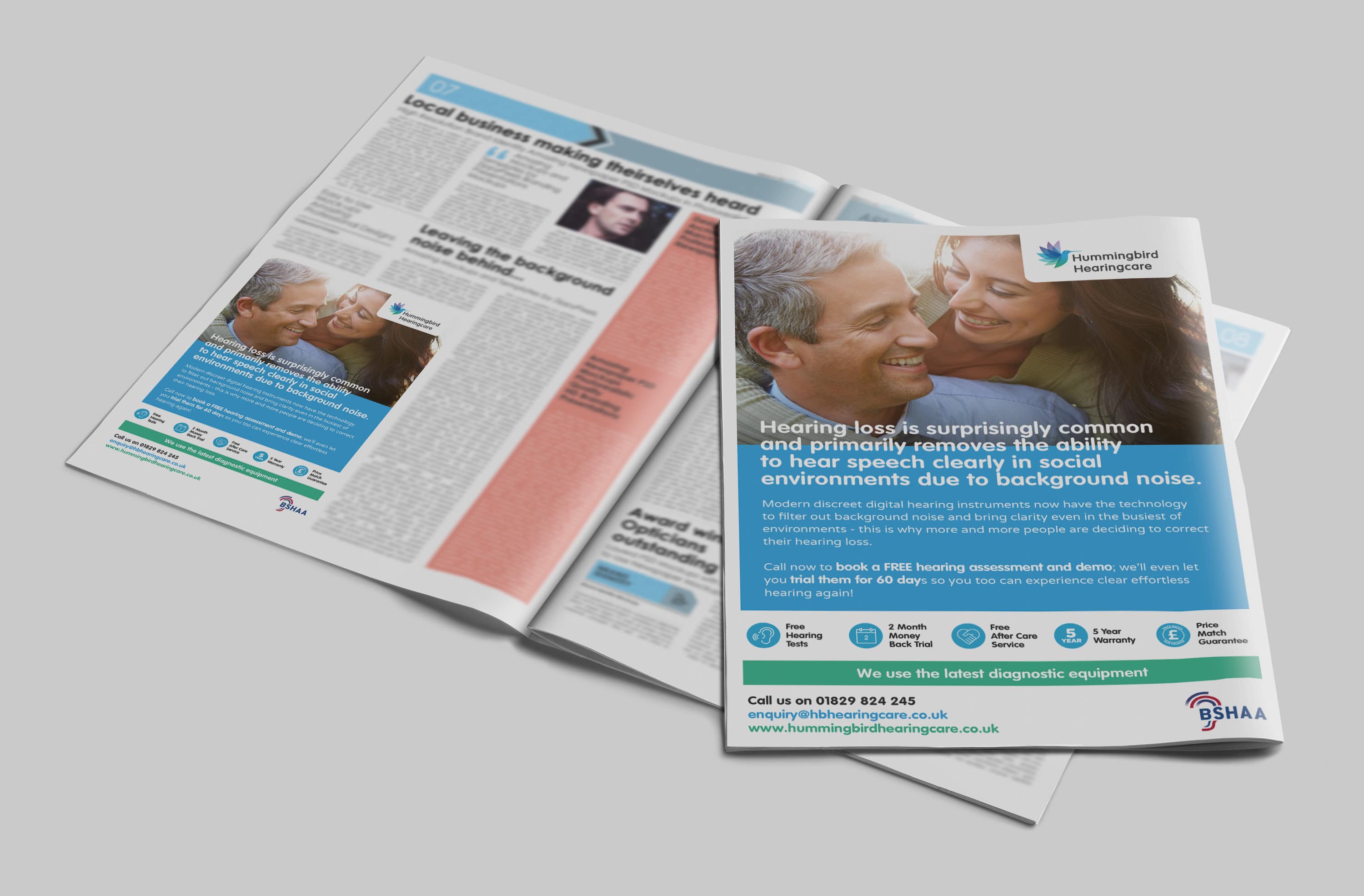Hummingbird Hearingcare | Magazine Adverts, Newspaper Adverts Hummingbird Hearingcare | Magazine Adverts, Newspaper Adverts
