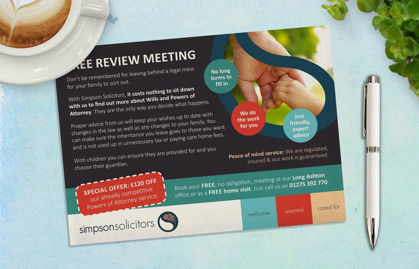 Simpson Solicitors - Creative Design, Flyers, Leaflets, Print