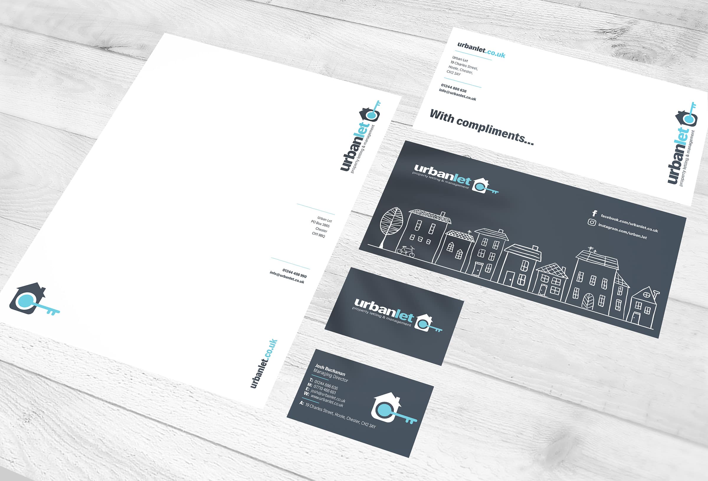 Urban Let - Stationery, Business Cards, Letterheads, Compliment Slips