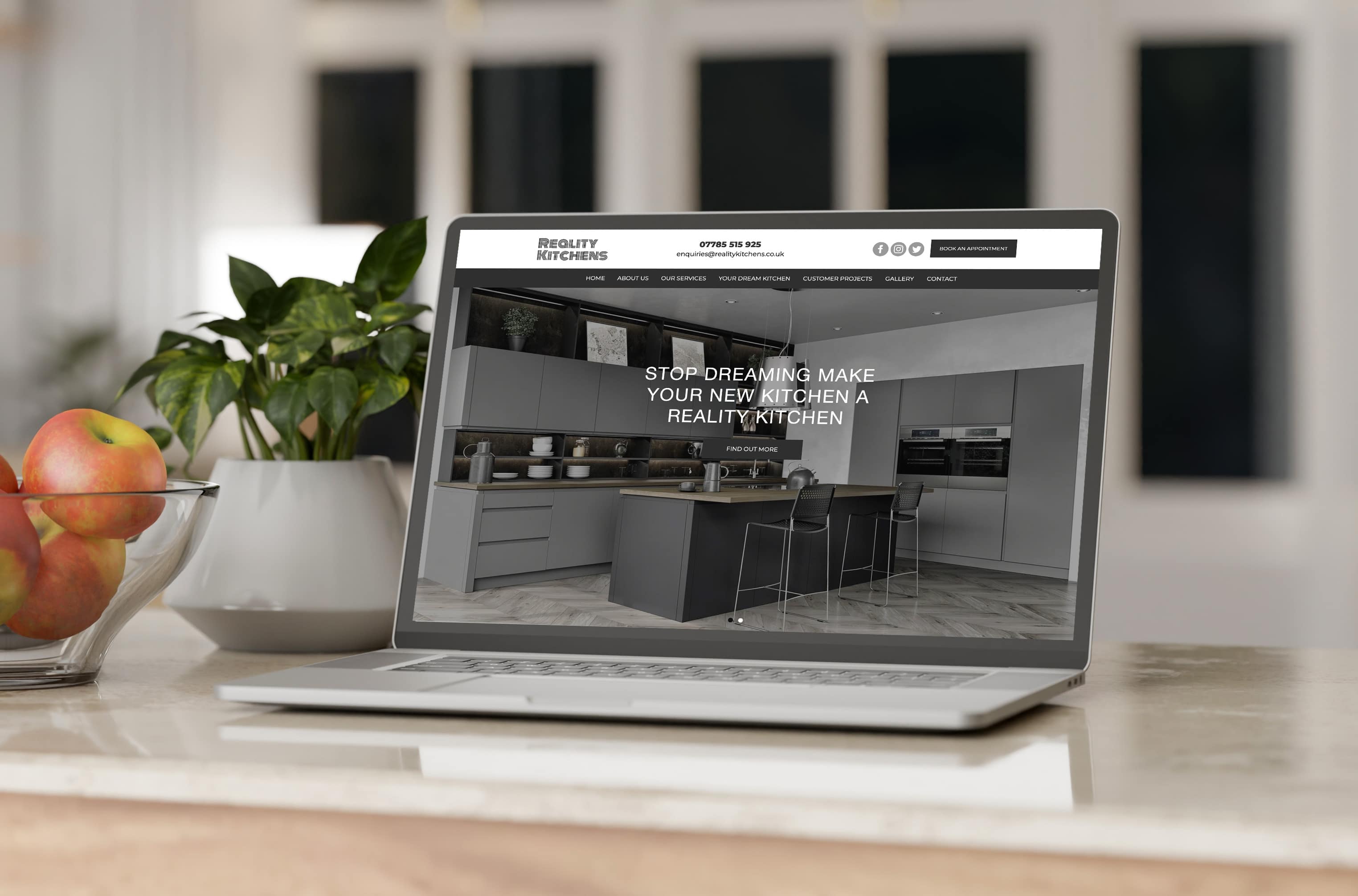 Reality Kitchens | Bespoke Web Design