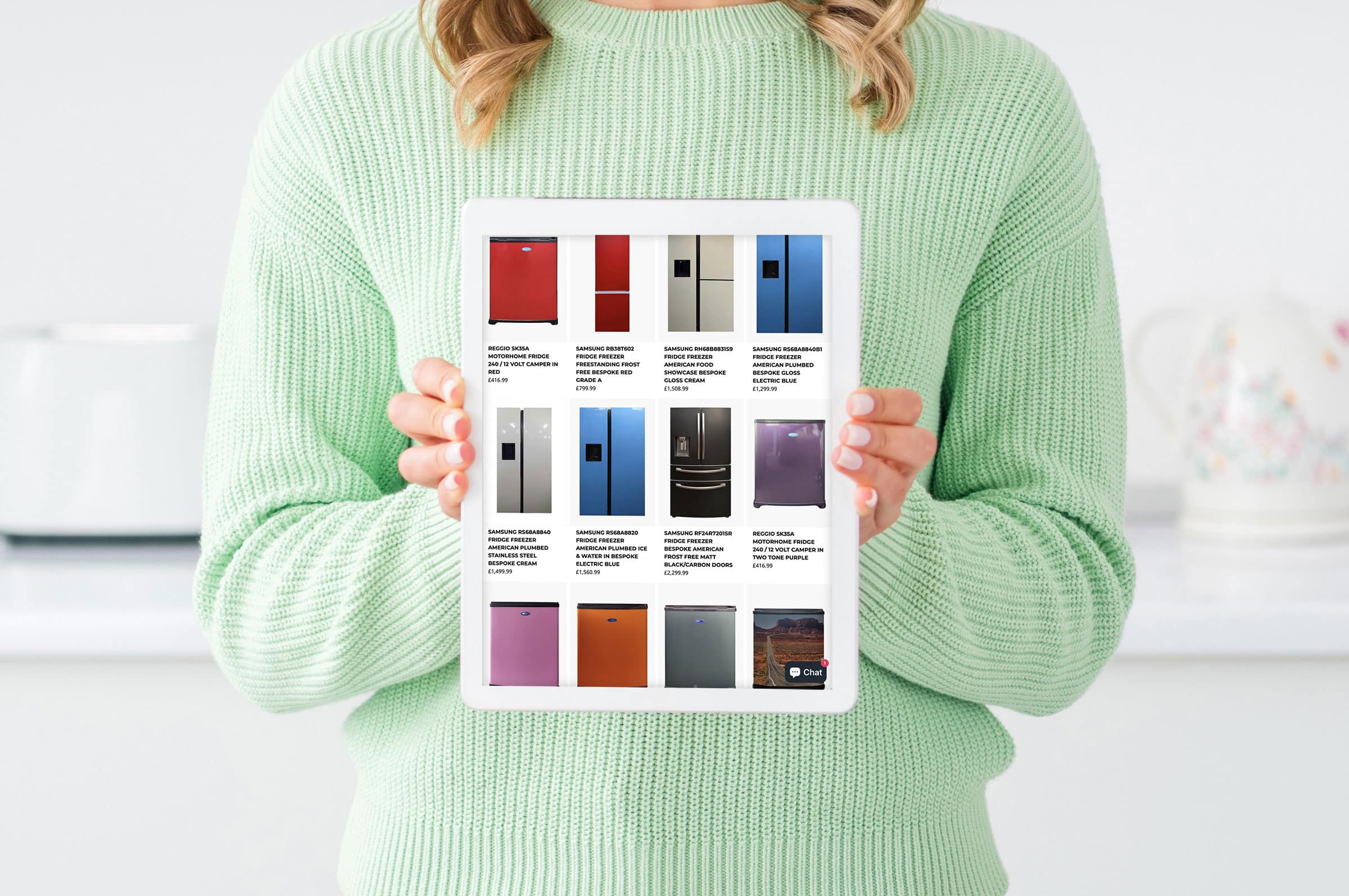 Bespoke Fridges | Shopify Web Design, eCommerce | Winsford, Cheshire