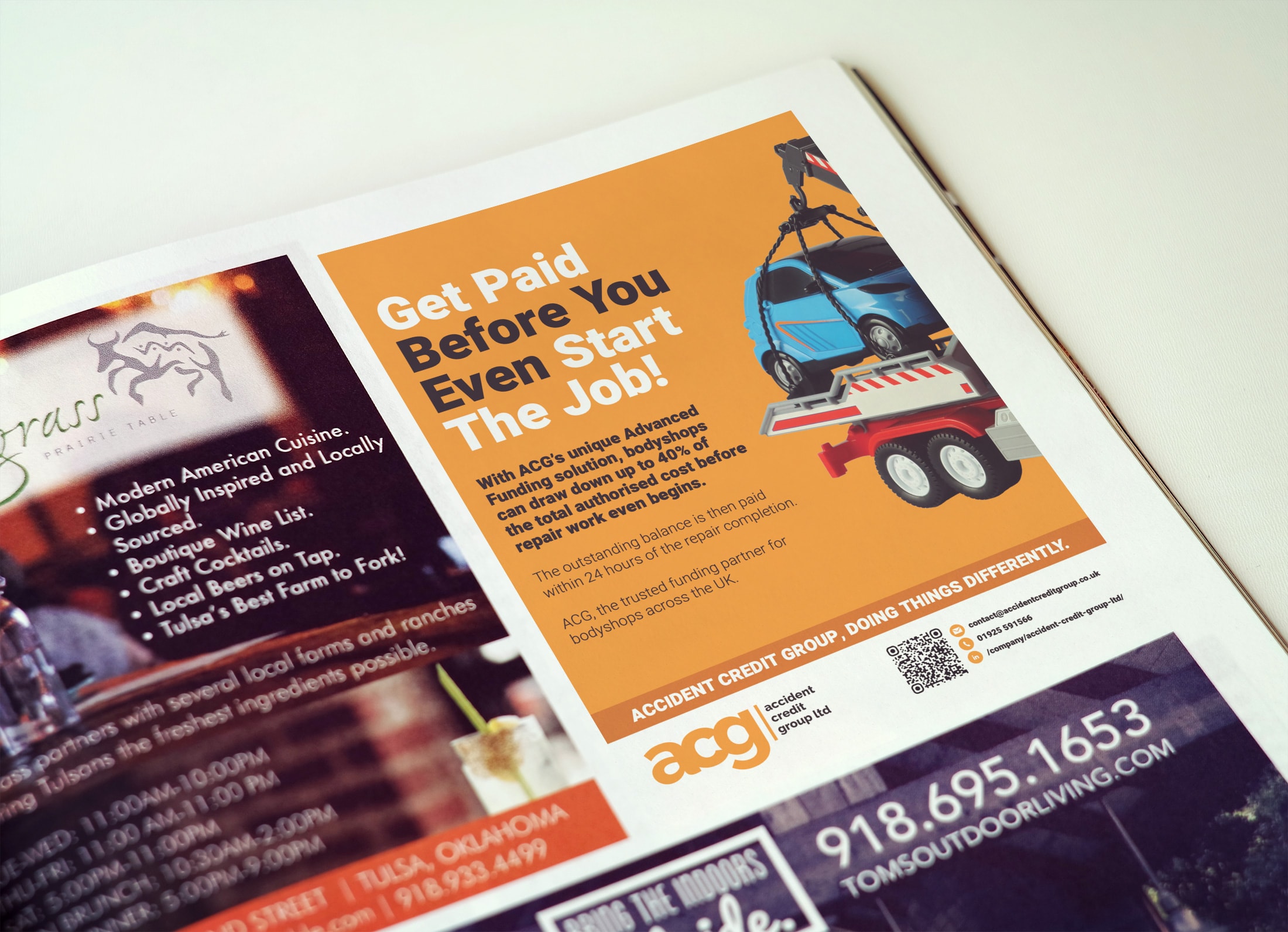 Accident Credit Group | Magazine, Newspaper Advert