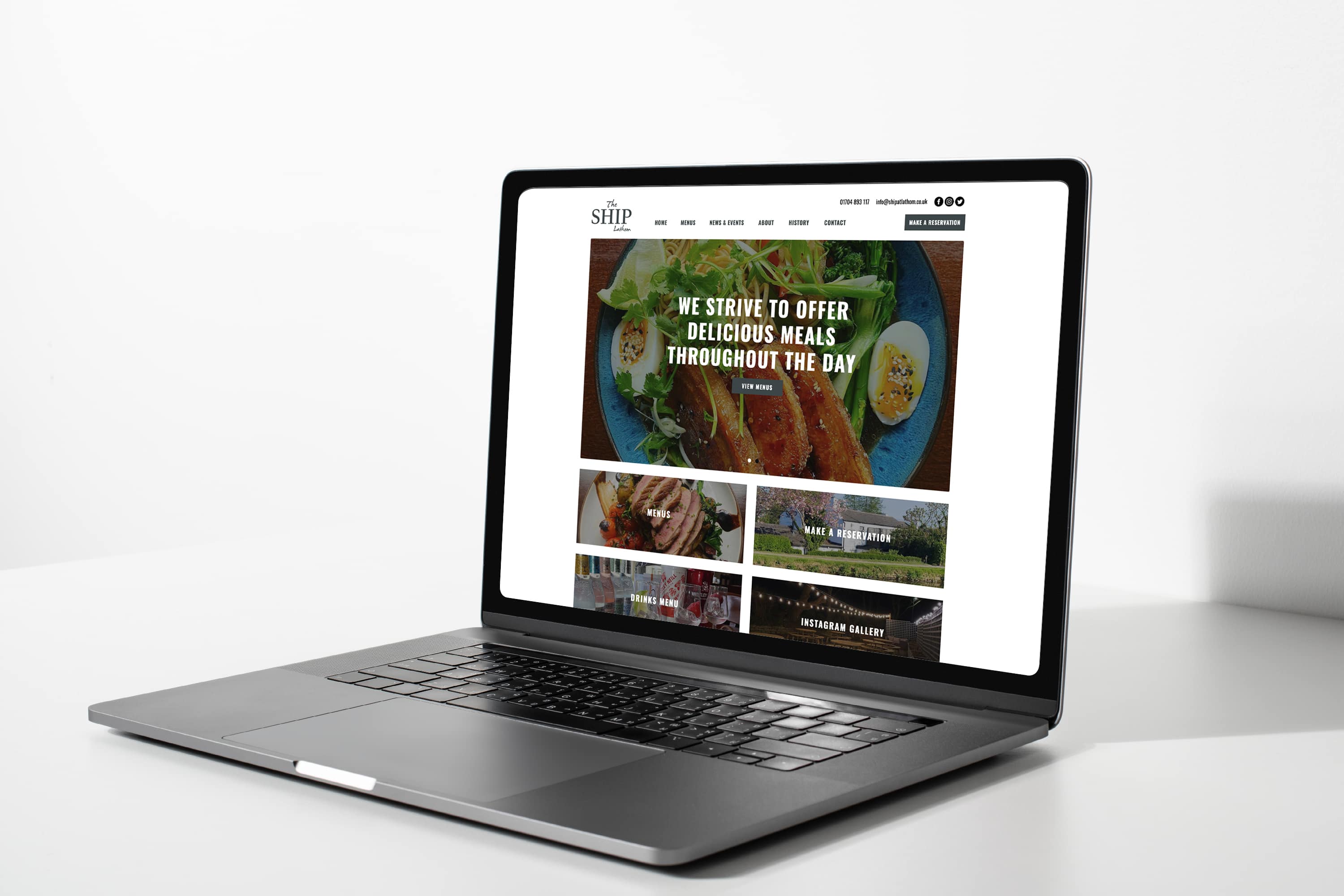 Give The Dog a Bone: Web Design Ormskirk | The Ship at Lathom