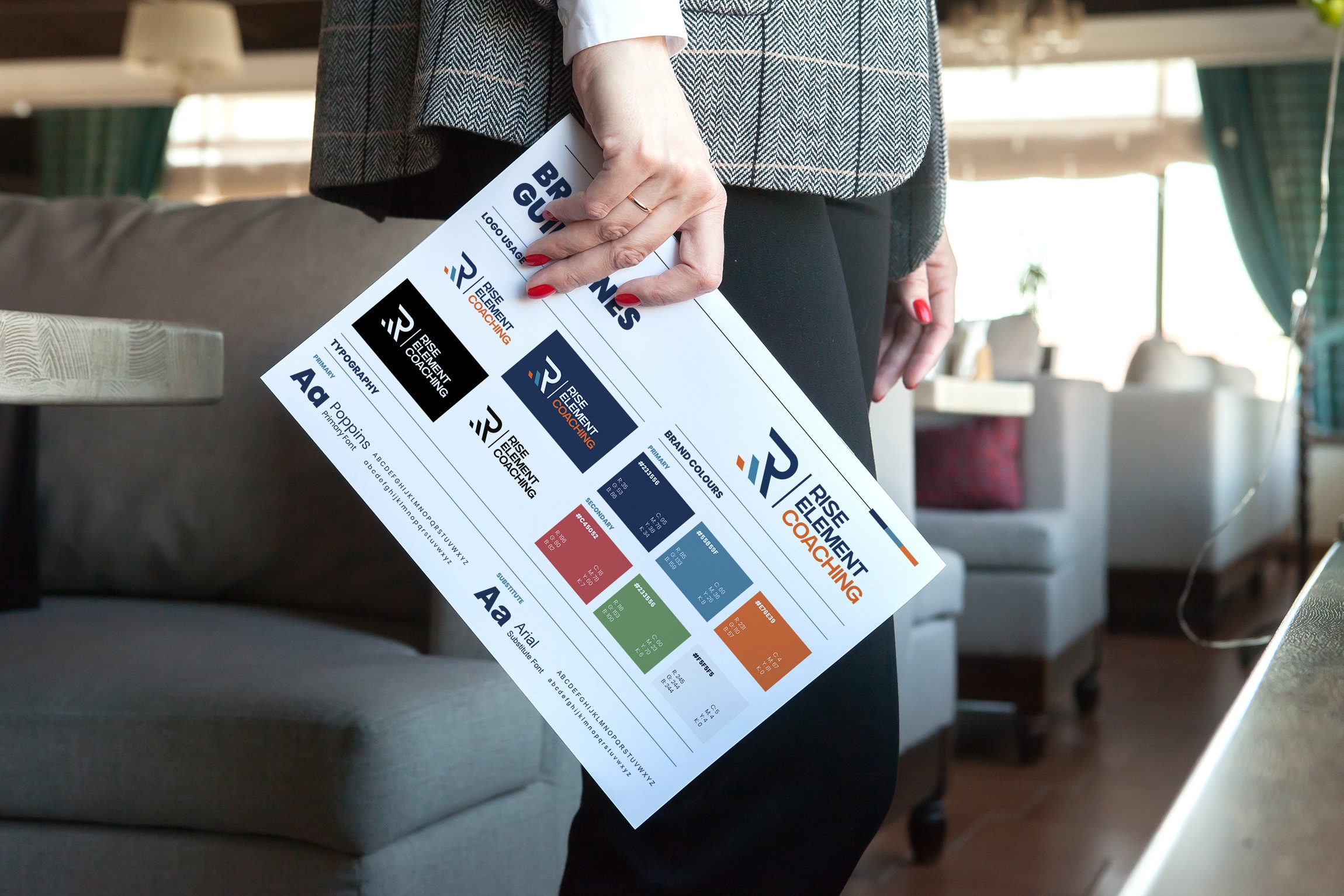 Rise Element Coaching | Brand Guidelines Sheet | Thailand Rise Element Coaching | Brand Guidelines Sheet | Thailand
