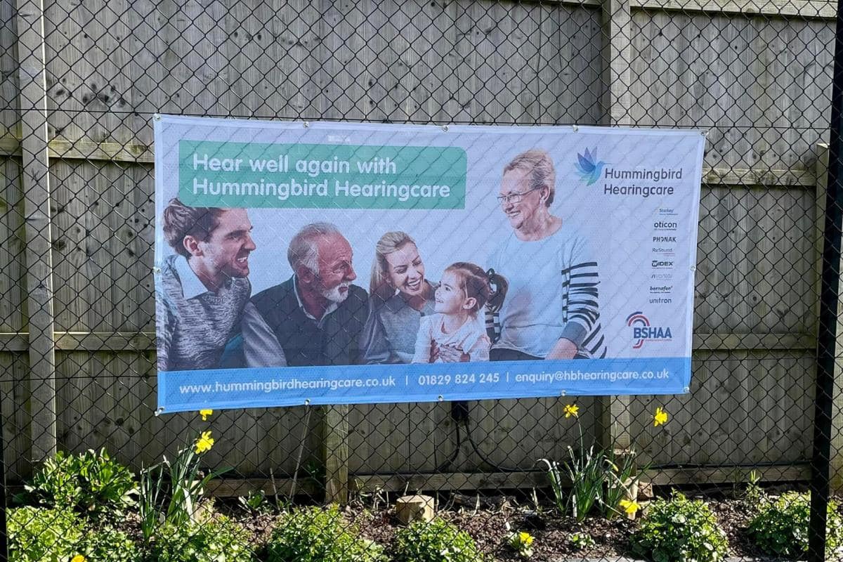 Hummingbird Hearingcare | Outdoor Banners, Exterior Signage Hummingbird Hearingcare | Outdoor Banners, Exterior Signage