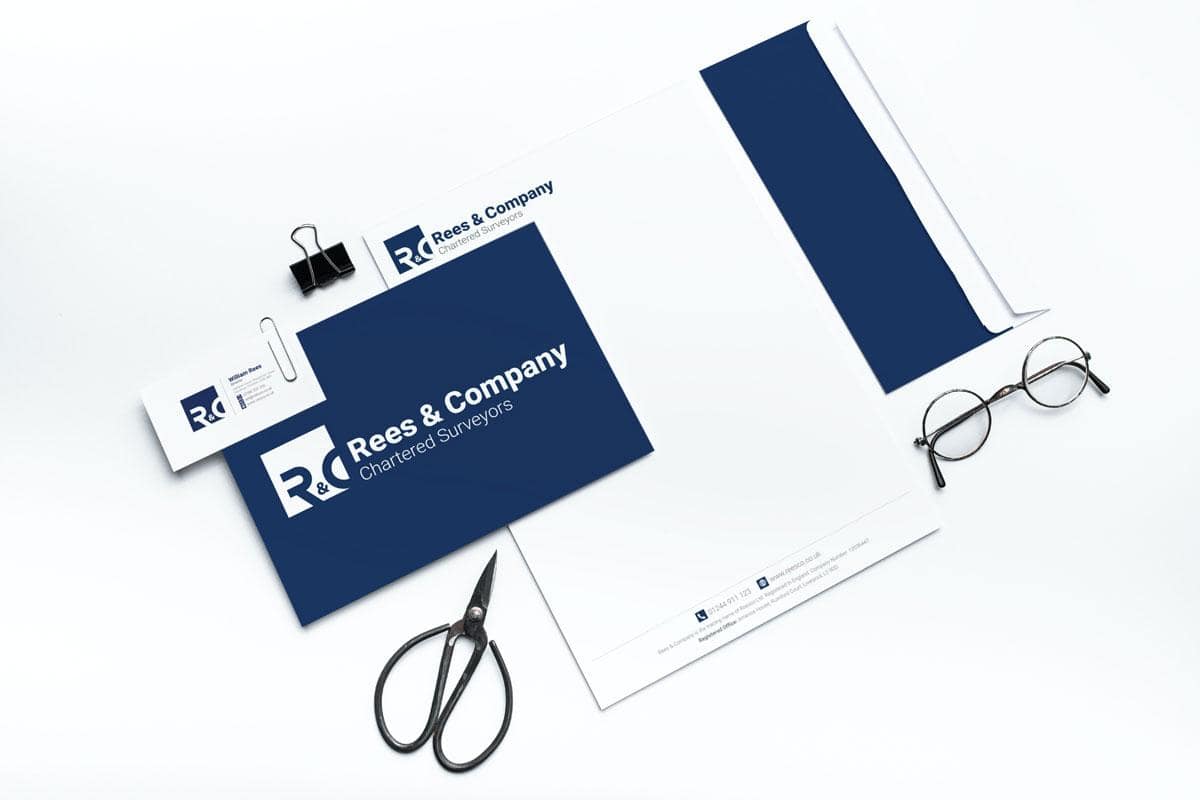 Rees and Co: Graphic Design, Business Stationary