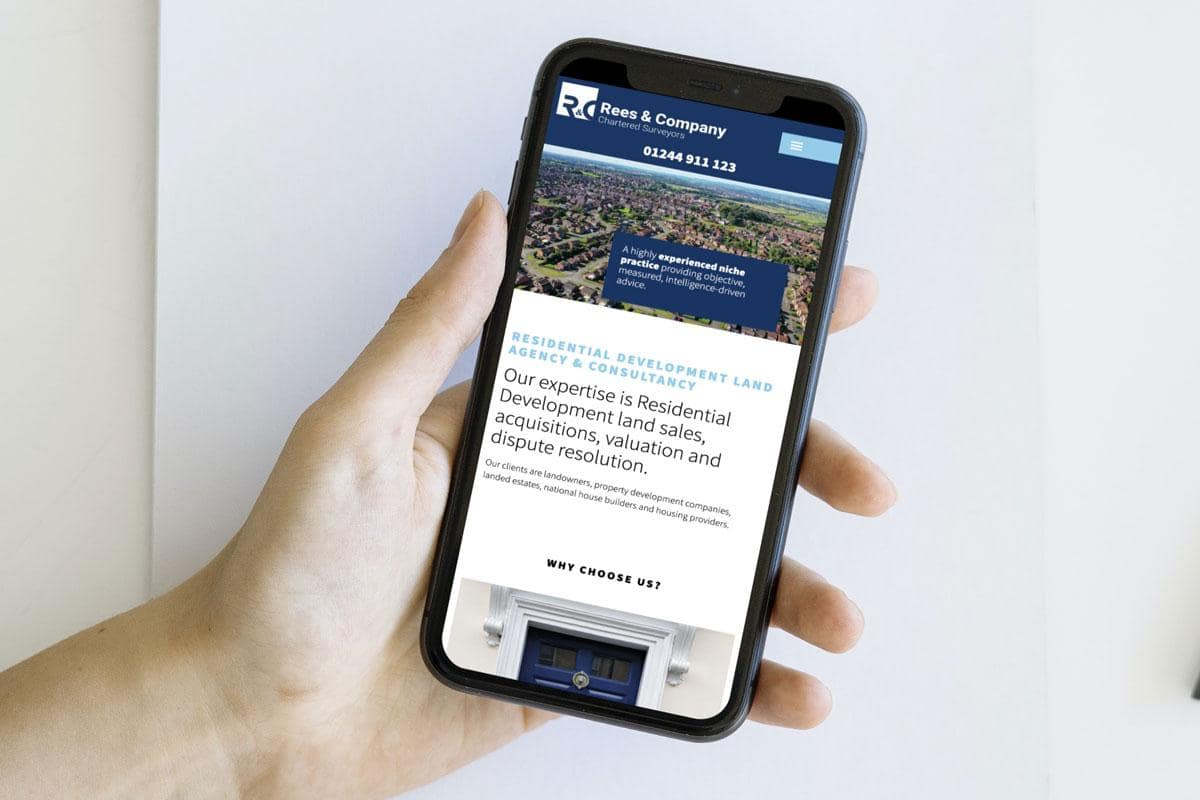 Rees and Co: Bespoke Website Design, Mobile Responsive Website