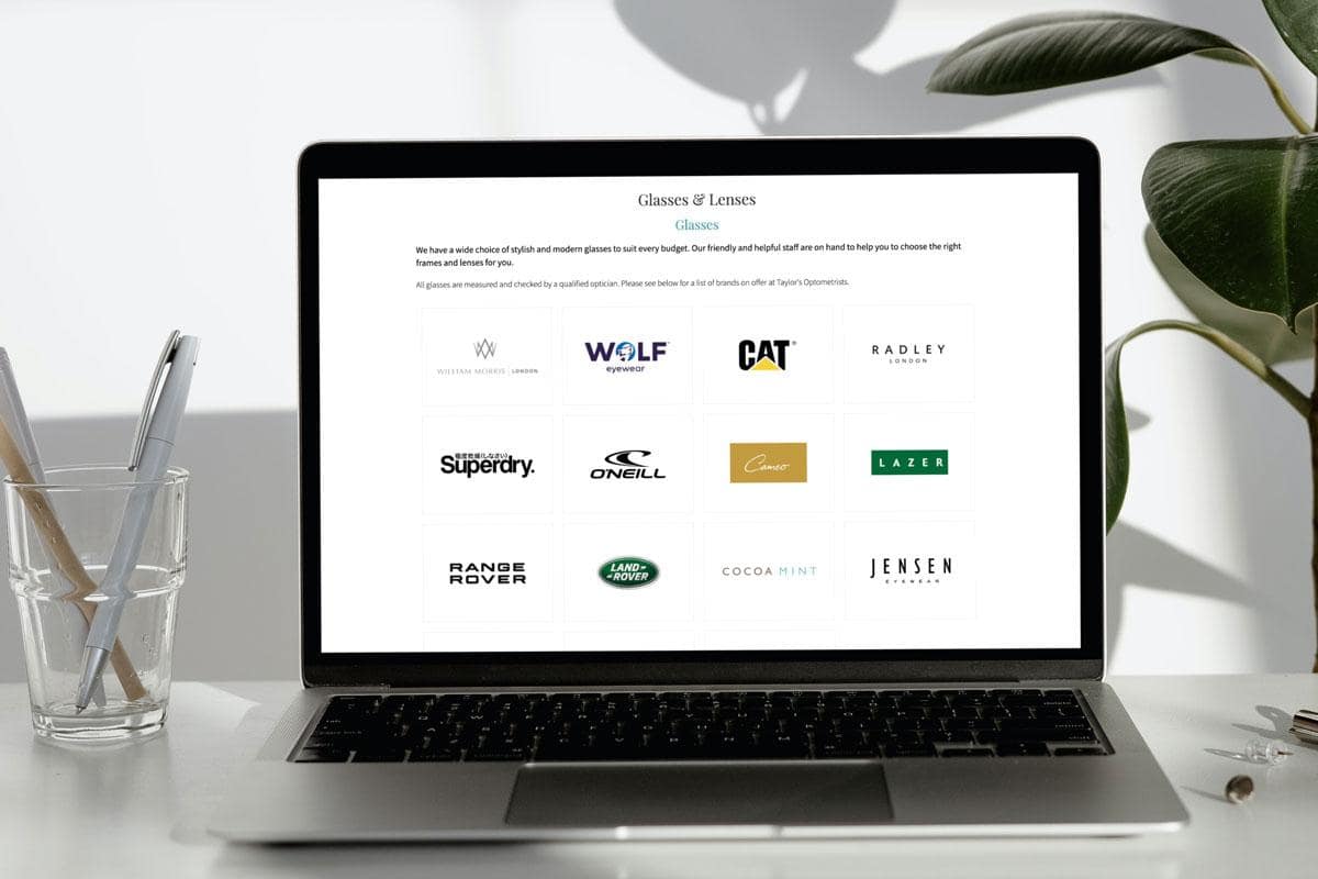 Taylors Optometrists: Website Development, Web Development Taylors Optometrists: Website Development, Web Development
