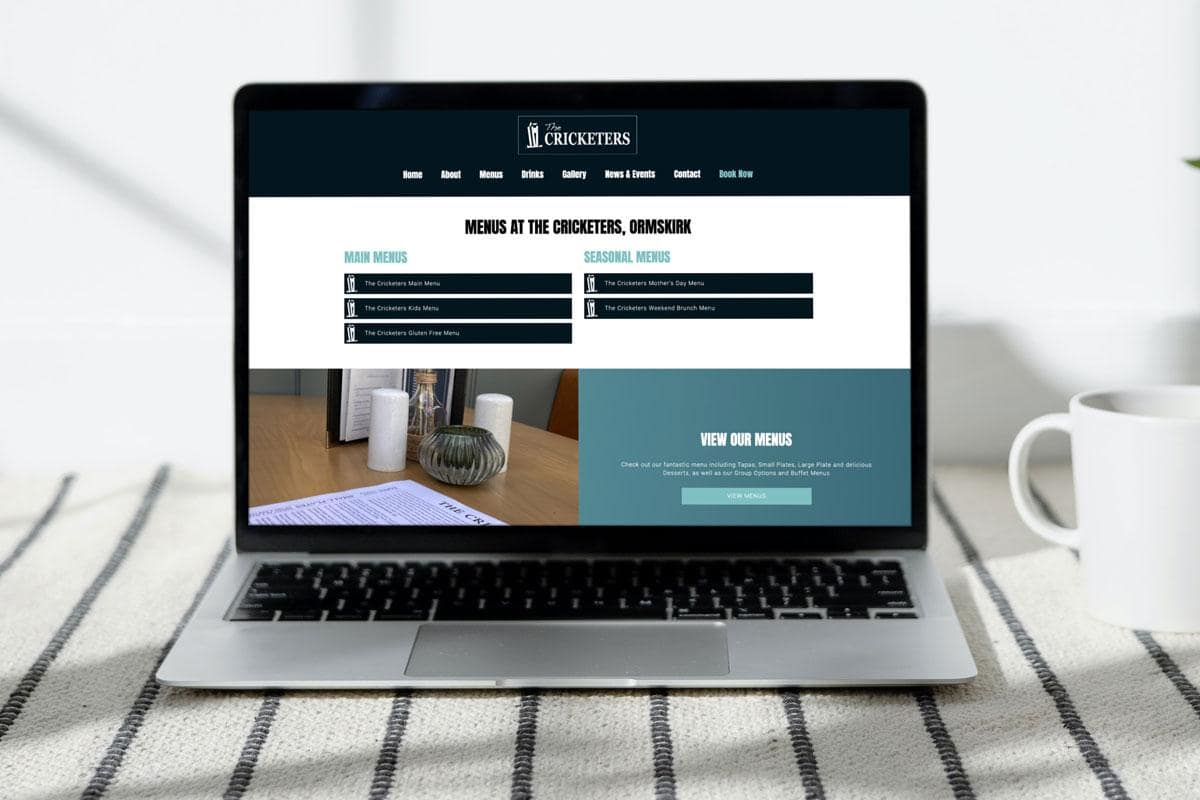 The Cricketers: Website Development, Web Development