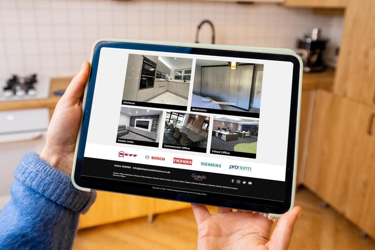 Dale Jones Kitchens | Responsive Web Design