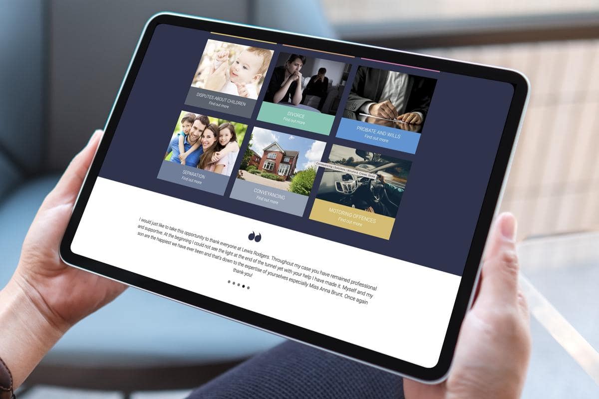 Lewis Rodgers Solicitors | Web Design | Hosting Lewis Rodgers Solicitors | Web Design | Hosting