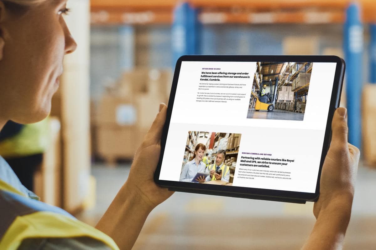 W.T. Distribution Services Ltd | Mobile Web Design | Kendal, Cumbria