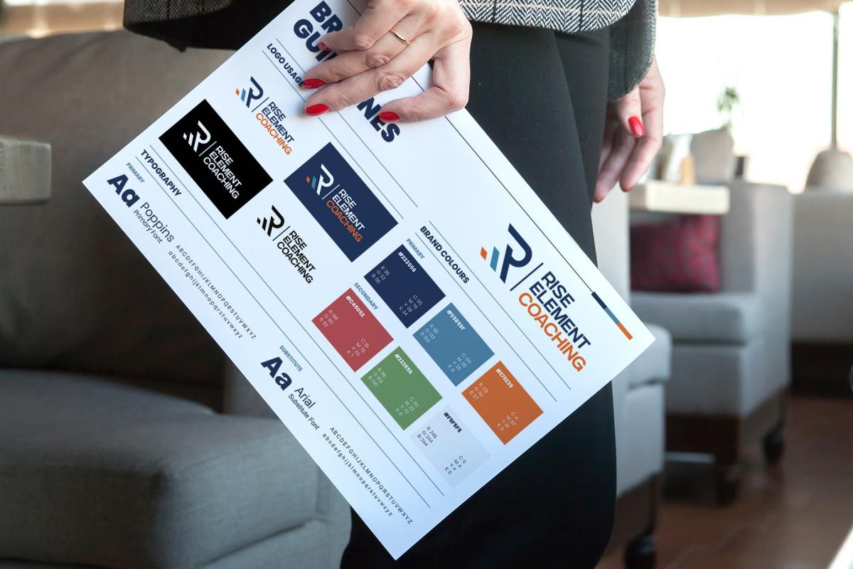 Rise Element Coaching | Brand Guidelines Sheet | Thailand