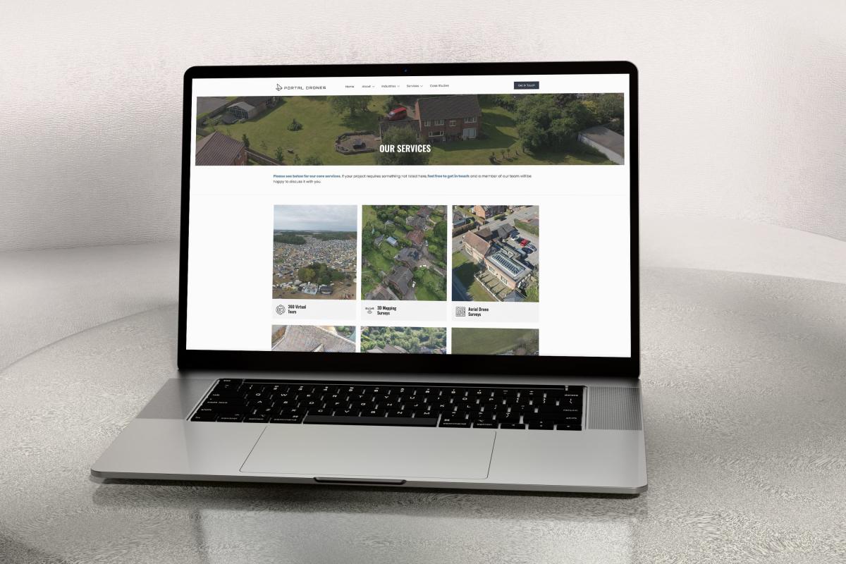 Portal Drones | Web Design Cheshire | Give the Dog a Bone