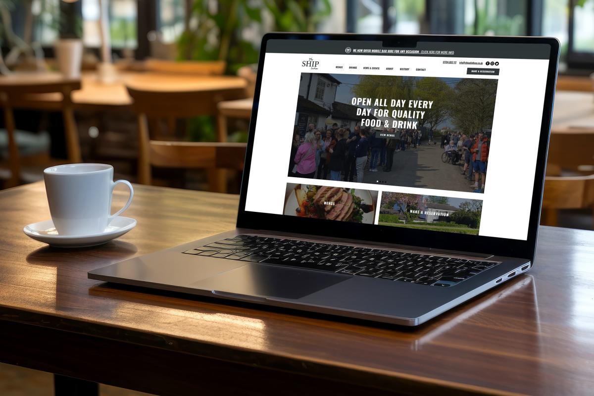 Give The Dog a Bone: Web Design Ormskirk | The Ship at Lathom