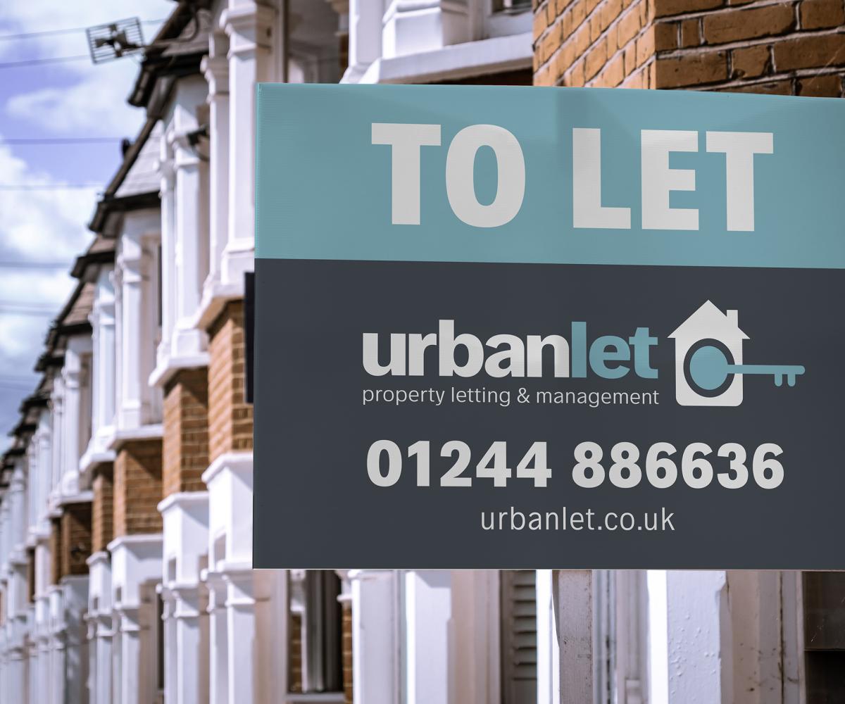 Urban Let - To Let Sign, Print, Graphic Design