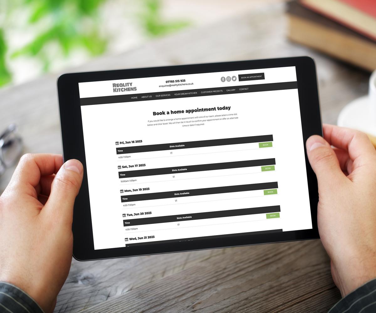 Reality Kitchens | Web Design | Northwich, Cheshire